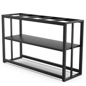 Fizgot 786194573451 Black Fish Tank Stand Metal Aquarium 55-75 Gallon Turtle