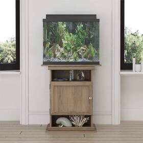 Flipper By Ollie & Hutch Hd02429 Accent Cabinets 25 Inch W 3-storage Light Wood Rustic Oak