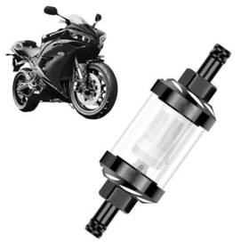 Fluher Flu100 Motorcycle Fuel Filter Cup Detachable And Reusable High-efficiency 1 Pc Black