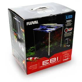 Fluval 015561105132 Ebi Shrimp Kit 2.6 Gallon Aquarium For Small Fish And