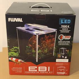 Fluval 10513 Ebi Shrimp Kit Aquarium Terrarium 10l 2.6 Gallon Led Light