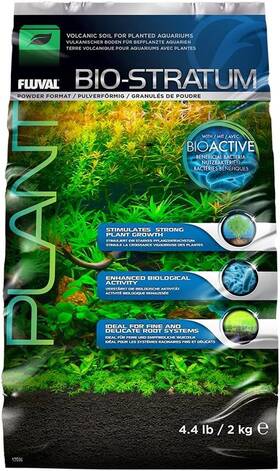 Fluval 12696 Natural Mineral-rich Volcanic 4.4 Pound Pack Of 1 Bio-stratum