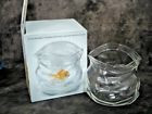 Fred And Friends Unzipped Glass Bowl Beta Goldfish Snack Clear