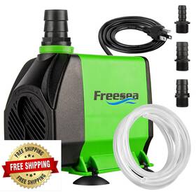 Freesea B0c7c65rz2 1050gph 100w Submersible Water Pump Ultra Quiet Adjustable Fountain Pond