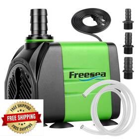 Freesea B0c7cd2vnr 400gph 25w Submersible Fountain Pump Adjustable Ultra Quiet Aquarium