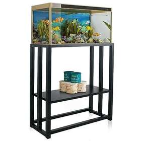Fumingpal 765147774169 Aquarium Stand Fish Tank - 20 Gallon Heavy Duty Steel Square