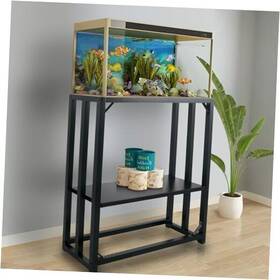Fumingpal Fm98 Fish Tank Stand - Aquarium 24.8 Inch L X 13 W Adjustable Reptile 20 Gallon