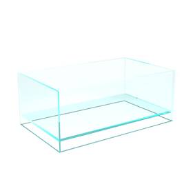 Fzone 689323443789 1.7 Gal Nano Rimless Aquarium Low Iron Fish Tank Novaclear Ultra-white
