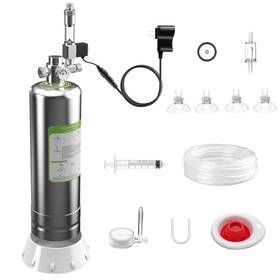 Fzone B1452 Aquarium Co2 System 2.5l With Accessories Generator Kit Upgraded Complete