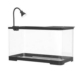 Garveehome 967762628504 Small Fish Tank 5 Gallon Transparent Goldfish With Cover Aquarium Start