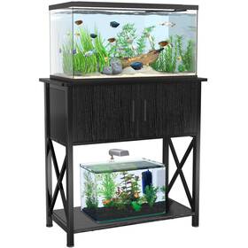 Gdlf Pet773m 29 Gallon Aquarium Stand Metal Fish Tank With Cabinet Storage For 20