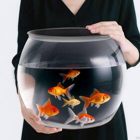 Geelin Hod-geelin-3658 5 Gallon Plastic Fish Tank Large Bowl Shatterproof With Crystal Clear Clarity