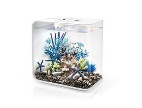 Geoglobal 72032 Flow 15 Acrylic 4-gallon Aquarium With Multi 4 Gallon White Mcr Lighting