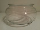 N1282 Glass Fish Terrarium Bowl " Clear 1 10 Gallon Squat