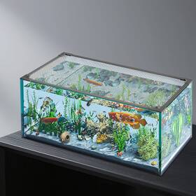 Glidespark Gs29-31 Fish Tank Lid Magnetic Aquarium Diy Size Cover Anti-jumping Net