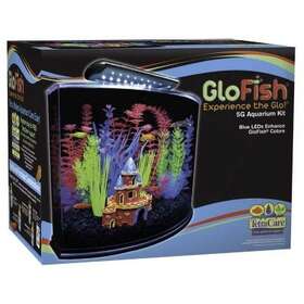 Glofish 580110510663 Aquarium Kit 5g With Blue Led Light