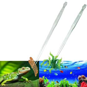 Gostur B0ffbm5lhw 2pcs 18.9 Inch Aquarium Tweezers With Hanger Extra Long Feeding Tongs