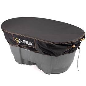 Graptemy Gr-24-01 Stock Tank Cover 100 Gallon - Windproof And Waterproof 600d Pvc