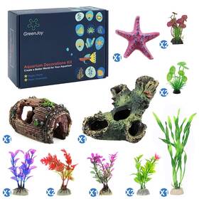 Greenjoy 761127902560 Aquarium Decorations Fish-tank Accessories Plants - Fish Tank Decor