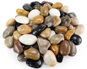B0dxv4kl67 Greenvibe Large Pebbles For Indoor Plants 10lbs Colorful 2-3 Inch Decor