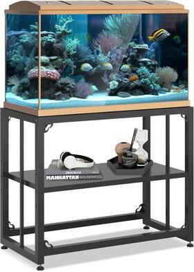 Grehitk 711181446708 Fish Tank Stand Aquarium For 40 Gallon Upgrade Turtle Adj