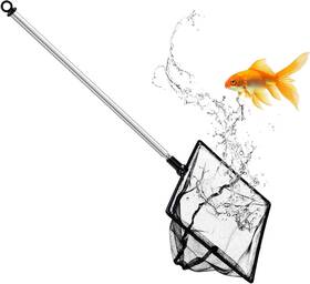 Grepol-v Fn601 Aquarium Fish Net 6 Inch Fine Mesh Tank With Extendable 9-24 Long Han