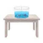 Gty9925353184098lb Small Fish Tank Aquarium Betta Box Breeder House With Divider
