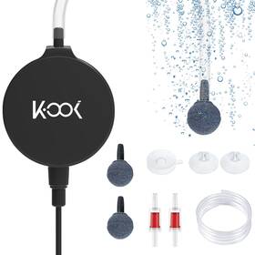Gudoqi B0bvh4486s Aquarium Air Pump 1w Ultra Quiet Mini Oxygen Fish Tank Aerator Kit