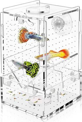 H&e P0072 Breeder Box For Fish Tank Aquarium Acrylic Hatchery