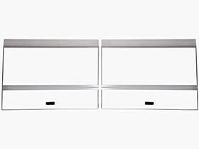 H2pro 704119289102 36 Glass Canopy 2pcs Set Only Fits Seapora And Deep Blue Aquarium Mast