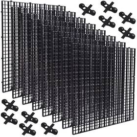 Haiabei 1agsq1q4vq1vq4 8 Pcs Large Aquarium Fish Tank Divider 11.8x11.8inch Egg Crate Filte