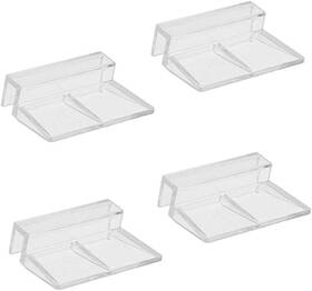 Haulonda 445022926953 4pcs Clear Color Acrylic Aquarium Fish Tank Glass Cover Clip Support Ho