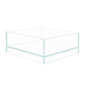 Hiro Aquatics Es20a Nano Tall Rimless Aquarium Low Iron Frameless Fish Tank Extra Clear With Flo