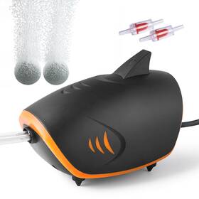 Hitop B08hmzsh9j 4w 110gph Aquarium Air Pump 2 Outlets Adjustable Fish Tank Aerator Quiet