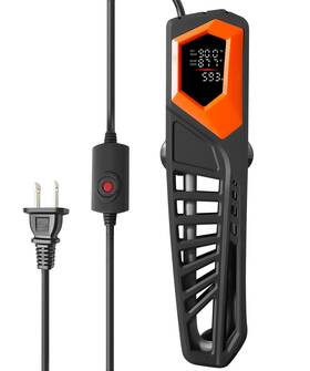 Hitop B0b652b9pn 800w Titanium Aquarium Heater With External Controller For 100-250 Gal Tank