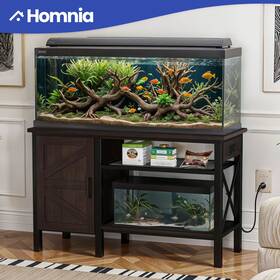 Homnia 197839125735 75 Gallons Aquarium Reptile Terrarium Fish Tank Cabinet Storage Charging Station