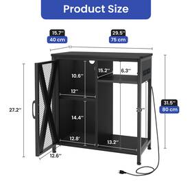 Homnia Beysheivy1 Metal Wood Modern Aquarium Fish Tank Stand With Storage In Multiple Size And Color