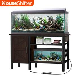 House Shifter 197839299573 75 Gal Aquarium Reptile Terrarium Fish Tank Cabinet Storage With Charging Station