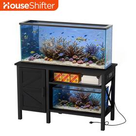 House Shifter Beysh0wpkh 75 Gallons Aquarium Reptile Terrarium Fish Tank Cabinet Storage Charging Station