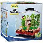 Ht1201th Unbranded Led Cube Shaped Gallon Aquarium Pedestal Base Convenient Feeding