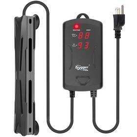Hygger B09f366wb9 40-75 Gal Aquarium Heater With Led Controller Quartz Submersible 300w