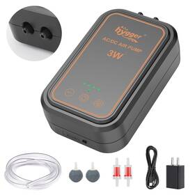 Hygger B0ccdldpb6 Rechargeable Aquarium Air Pump Portable Single Dual Outlets Oxygen