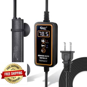Hygger B0cjj9vddq Mini Submersible Aquarium Heater Digital Display For Turtle Betta Fish Ta