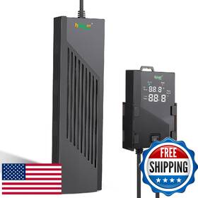 B0d9ly1v5l Hygger Aquarium Heater With Intelligent Temperature Controller 500w For 66-135 G B0d9ly1v5l Hygger Aquarium Heater With Intelligent Temperature Controller 500w For 66-135 G