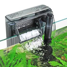 Hygger B0dcrrsxw3 210 Gph Aquarium Hob Power Filter For 15-40 Gallon Fish Tank Adjustable