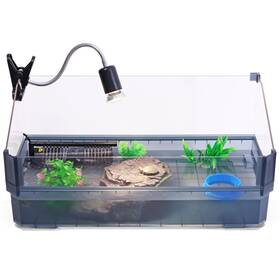 Hs-tt-bl-v1 Hypeside Large Turtle Tank Kit For Aquatic Turtles Complete Starter Habitat With Fil