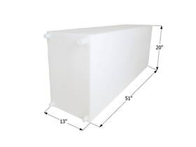 Icon I6s 12716 Fresh Water Tank 54 Gallon Capacity Roto Molded