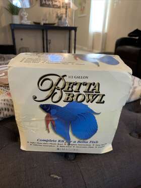 Imagine Gold 079262121051 Llc Aim12105 Betta Bowl Kit 1/2 Gal