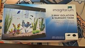 Uszq366b01v1 Imagitarium 3-way Isolation Nursery Tank Freshwater Saltwater Compatible