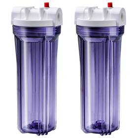 Ispring 662425063475 Hc14x2 Transparent Water Filter Housings 10inch 1/2inch Inlet/outlet